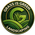 Grass Is Green Landscaping logo — Nanaimo BC lawn care and landscaping company